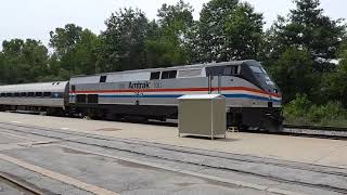 Amtraks Adirondack Returns Again to Saratoga  20230725 [upl. by Veljkov485]