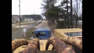 Big Blue hooked to the lowboy pulling the Caterpillar 225 Excavator [upl. by Faith898]