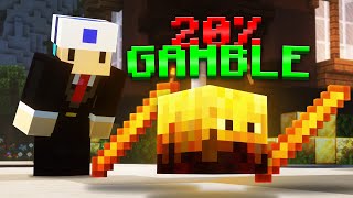 THE BIGGEST GAMBLE ON IRONMAN Hypixel Skyblock IRONMAN [upl. by Lightfoot]