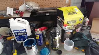 How to spray and mix tintable raptor liner [upl. by Arimak581]