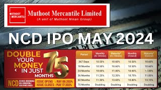 Muthoot Mercantile Limited NCD IPO 2024 [upl. by Finn594]