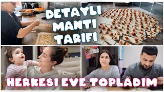 13 YUMAK KAYSERI MANTISI Günlük Yemek Tarifi ve Vlog Tarifli 😘 [upl. by Nahgrom]