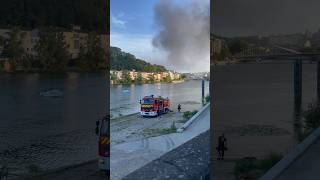 FMOGP en intervention sur un feu de concession à Lyon  SDMIS 69 fire lyon firefighter [upl. by Dellora]