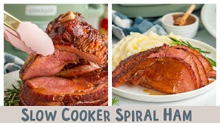 🍖Slow Cooker Spiral Ham Perfect for Thanksgiving and Christmas [upl. by Katee]