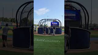 ScrantonWilkesBarre RailRiders batting practice at Sahlen Field chrispomay contentcreator [upl. by Friedman]