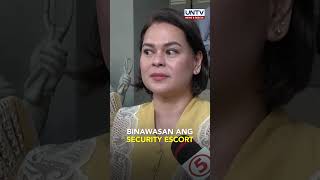 VP Sara Duterte 75 personnel na nakaassign sa security detail tinanggal ng PNP [upl. by Orimlede]