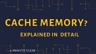 What Is Cache Memory  Levels Of cache Memory [upl. by Elset]