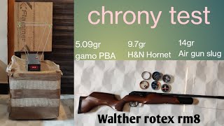 🇮🇳 Walther rotex rm8 chrony test🇮🇳 [upl. by Dorisa]