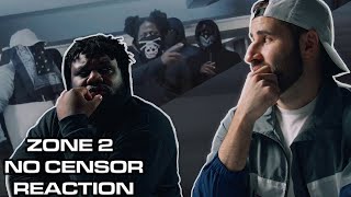 Zone 2 UnrulyBad X Karma X Trizzac X Bgody X Lr X Kwengface  No Censor Music Video  🇺🇸 Reaction [upl. by Lehteb708]