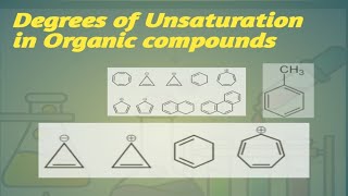 calculation of degree of unsaturation in organic compounds for NEET and CSIR NET exam [upl. by Yngad]