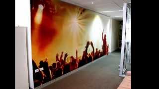 Reception signage installation video [upl. by Papagena]