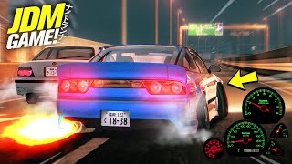 I Played The BEST NEW JDM Racing Game EARLY Night Runners [upl. by Freytag228]