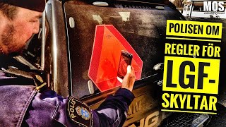 Polisen om regler för LGFskyltar [upl. by Oiramej127]