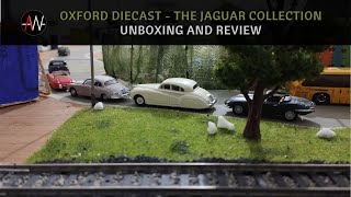 MODEL CARS FOR MODEL TRAINS Oxford Diecast  The Jaguar Collection Unboxing  Review [upl. by Eisseb372]