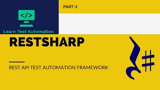 RestSharp v108 REST APIs Testing using C RestSharp and Net Core  Part 3 [upl. by Nikolos]