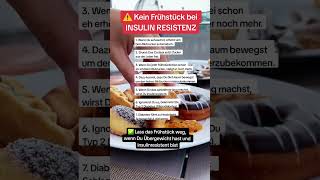 Kein Frühstück bei Insulinresistenz shorts [upl. by Britteny]