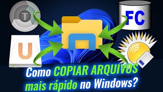 Qual software pode COPIAR ARQUIVOS MAIS RÁPIDO no Windows [upl. by Nimsay]