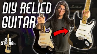 How to Relic A Guitar Yourself  DIY Relicd Guitar [upl. by Deste947]