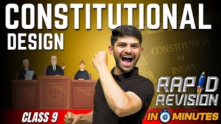 Class 9 CONSTITUTIONAL DESIGN FULL CHAPTER  L1  SHUBHAM PATHAK  CLASS 9 CIVICS [upl. by Nehgem]