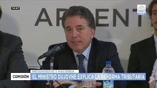 Dujovne señaló como quotcrucialquot para el quotdesarrollo de la Argentinaquot al proyecto de reforma tributaria [upl. by Acirret]