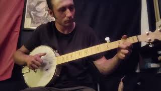 Little Sadie  slowed down for students clawhammer banjo [upl. by Atteynek702]