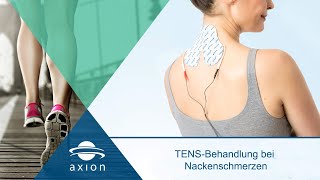 Nackenschmerzen  Elektrodenplatzierung für TENS  axion [upl. by Ainivad313]