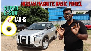 Super CSUV under 6 lacs Nissan MAGNITE VISIA Basic Variant nissanmagnite autologs [upl. by Rabka]