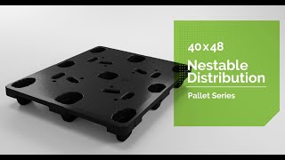 40x48 Nestable Distribution Pallet by PSI® [upl. by Ardehs887]