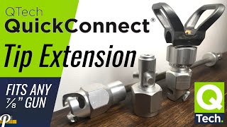 Airless Spray Gun Extensions  QTech QuickConnect [upl. by Sitnerp]