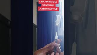 Depo Provera contraceptive injection shorts contraceptives [upl. by Ialohcin]