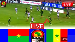 🔴Live Match Burkina Faso vs Senegal  LIVE STREAM  African Cup of Nations [upl. by Fechter492]