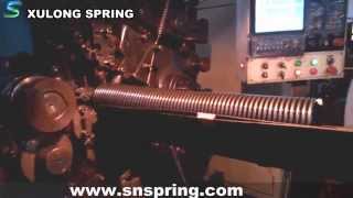 garage door spring production video from China XULONG SPRING factory [upl. by Guidotti512]