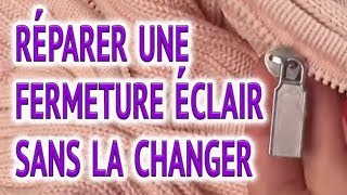 👍 Comment réparer une fermeture éclair sans la changer ✂️❤️Cours de couture [upl. by Branham]