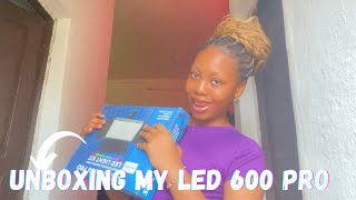 How to install LED 600 pro light  Unboxing my new filming light [upl. by Avi]