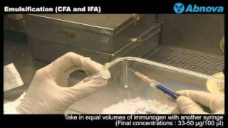 Emulsification CFA and IFA [upl. by Ellie839]