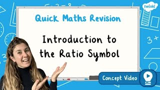 What is the Ratio Symbol  KS2 Maths Concept for Kids [upl. by Aisitel662]