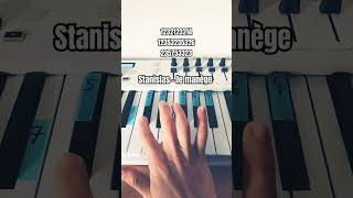 Stanislas  Le Manège  Piano Facile piano youtubeshorts pianotutorial [upl. by Anecuza]