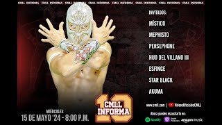 CMLL INFORMA 15 DE MAYO DE 2024 [upl. by Atnahsa360]