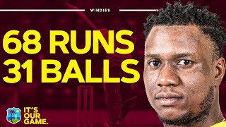 💥 Sensational Innings  Evin Lewis POWER Lights Up West Indies Batting Chase 🔥 [upl. by Enomal360]