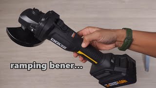 sang pelopor gerinda ramping kini bikin versi cordless semantap apa DOLIZ BD760 CORDLESS GRINDER [upl. by Gordie771]