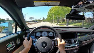 2021 RollsRoyce Wraith Black Badge POV Test Drive 3D AudioASMR [upl. by Clarise465]