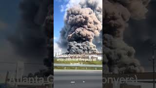 Conyers Georgia Chemical plant explosion follow [upl. by Jonie]