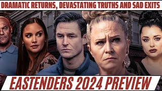 EastEnders 2024 preview Explosive Comebacks Heartbreaking Revelations and Tearful Goodbyes [upl. by Garfinkel]