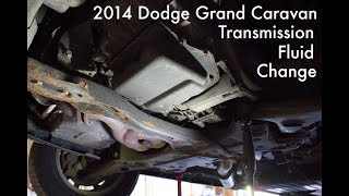 2014 Dodge Grand Caravan Transmission Fluid Change [upl. by Schubert]