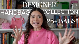 My Entire Handbag Collection 25 BAGS [upl. by Annaehs]