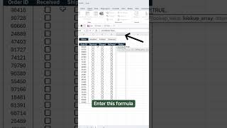 How to create a shipment tracker in Excel to stay on track of deliveries 📦 excel tutorial [upl. by Assej]