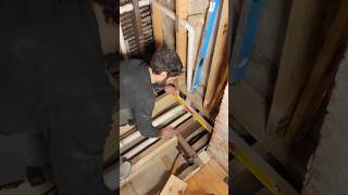 How to Fix Shower Floor Joists  shorts homerepairtutor [upl. by Lydon]