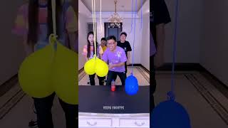 First Balloon Drop Challenge 😂 Play game shortvideo ytshorts youtubeshorts viralvideo shorts [upl. by Ynnos]