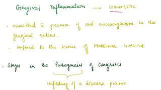 quotGINGIVAL INFLAMMATION PART I quot FOR DENTIST STUDENTS BDS [upl. by Faline]