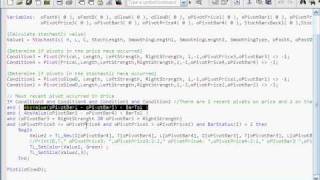 Tutorial 26  Stochastic divergence  Tradestation EasyLanguage tutorials from Markplexcom [upl. by Anoed]